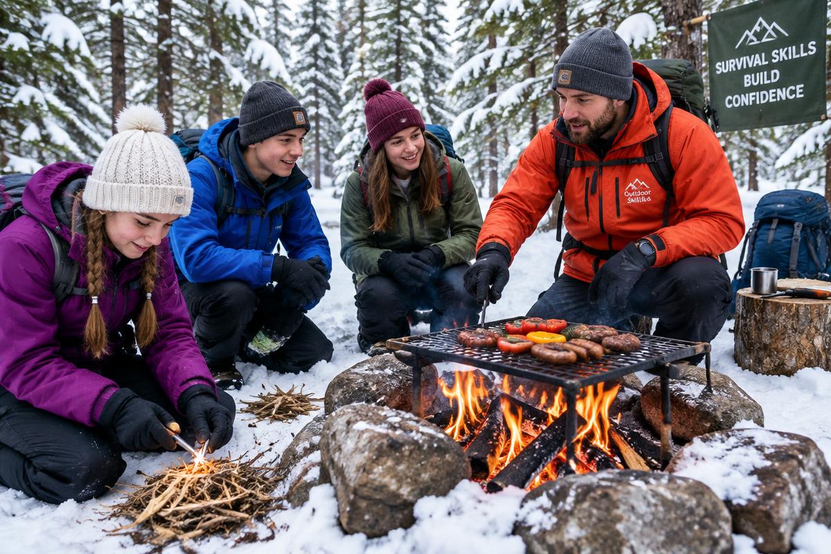Survivor experience e baita in quota: attività del giorno 3