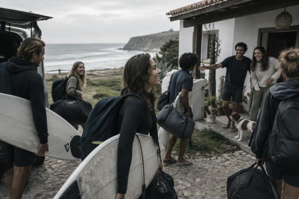 Arrivo e crew check-in: attività del giorno 1